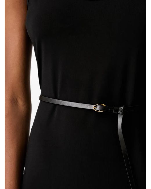 MICHAEL Michael Kors Black Belted Racerback Dress