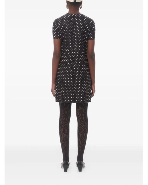 Valentino Garavani Black Plusdepois-Print Mini Dress