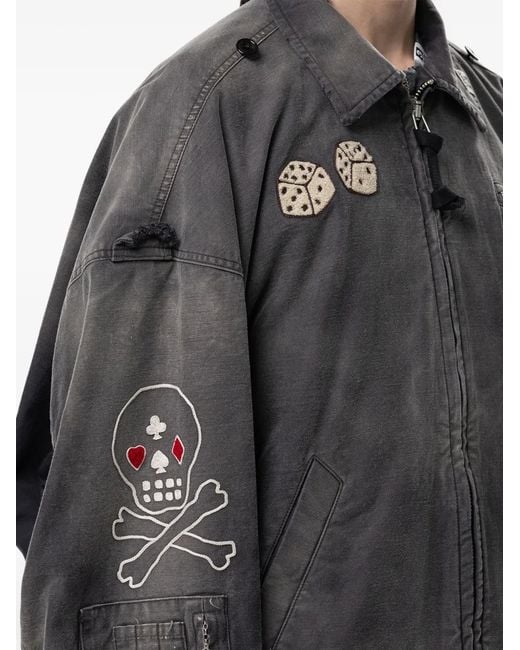 Maison Mihara Yasuhiro Gray Sun Faded Like Military Jacket for men