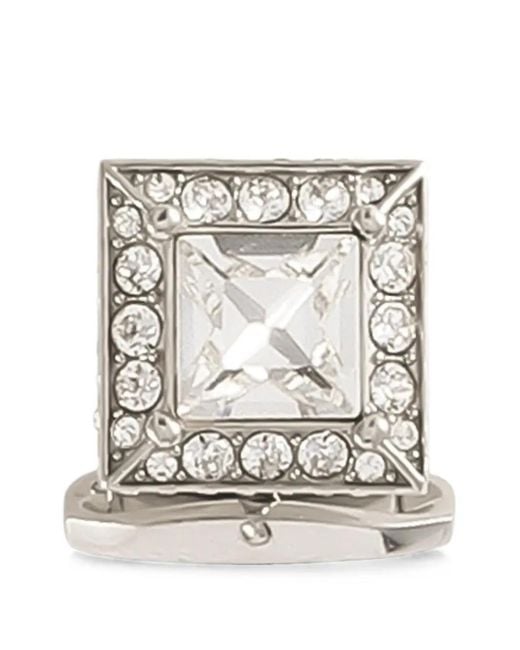 Dolce & Gabbana White Rhinestone Cufflinks for men