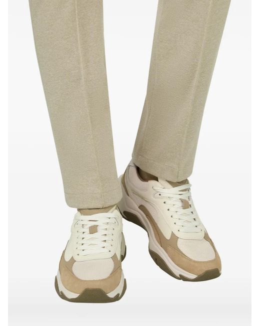 Boggi Natural Storm Leather Sneakers for men
