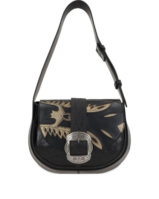 HTC Black Joan Boots Shoulder Bag