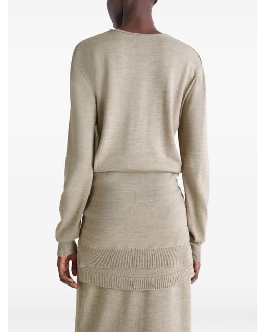 Lemaire トロンプルイユ セーター Natural