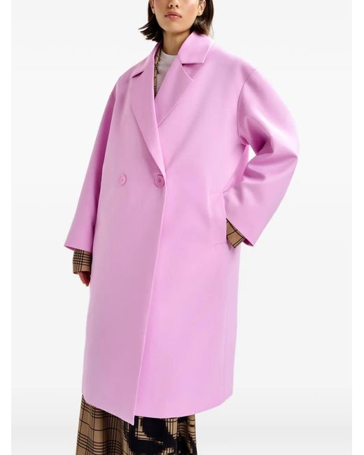 Essentiel Antwerp Pink "Junta" Oversized Coat