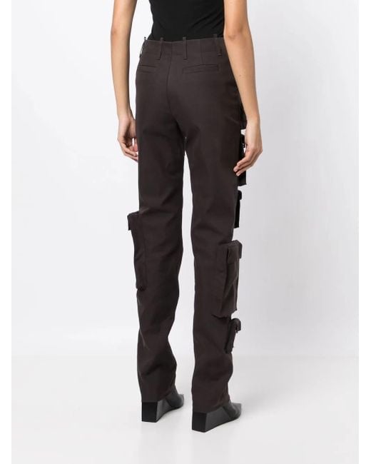Off-White c/o Virgil Abloh Gray Multi-pockets Cargo Trousers