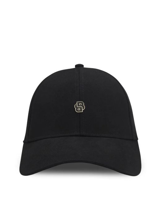 Boss Black Logo-Plaque Baseball Cap