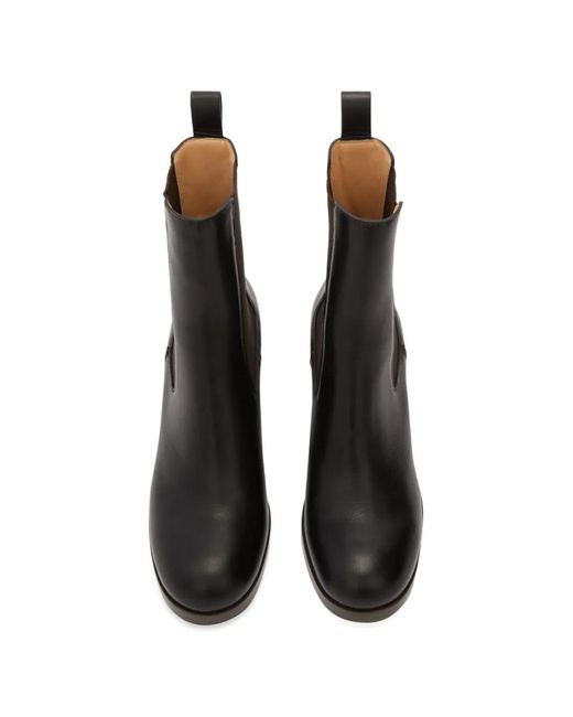 Odissi Black Grace Stacked Heel Boots