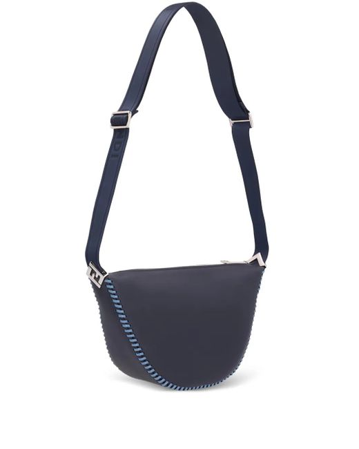 メンズ Fendi Melon レザーメッセンジャーバッグ S Blue