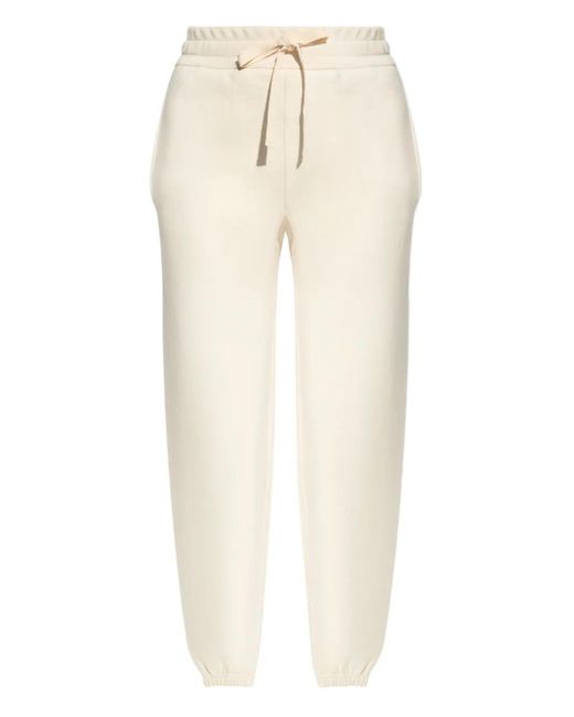Jil Sander White Jersey Track Pants