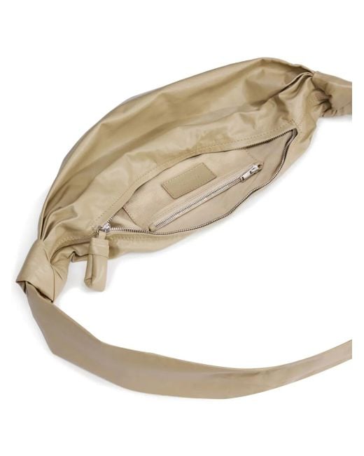 Lemaire Metallic Paper Leather Small Soft Croissant Bag