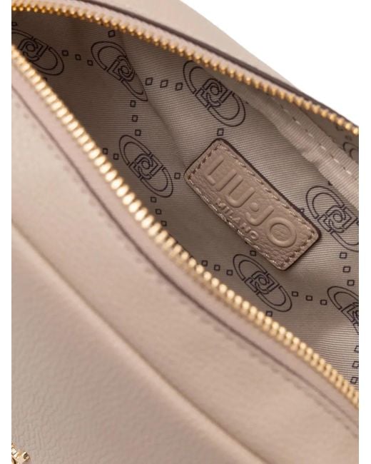 Liu Jo Natural Logo-Embossed Cross Body Bag