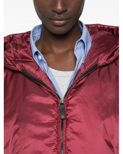 Max Mara Red The Cube Hooded Jacket