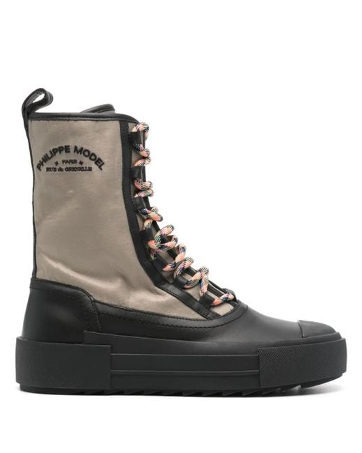 Philippe Model Black New Hybrid High Sneakers