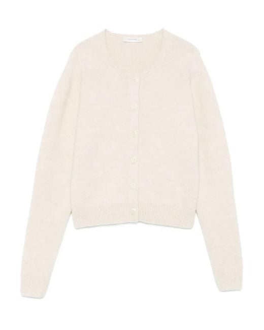 Lemaire White Button-Front Cardigan