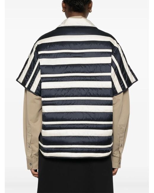 Moncler Blue Padded Shirt