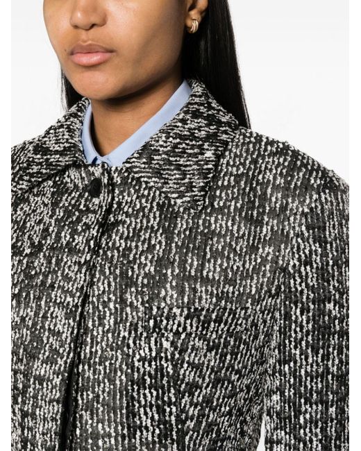 Lanvin Gray Tailored Tweed Jacket