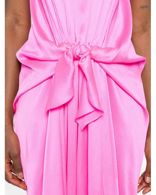 J.W. Anderson Pink Knot Midi Dress