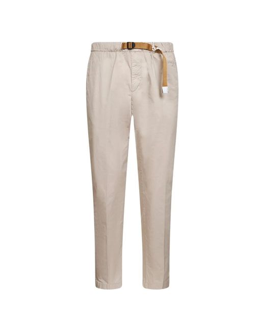 White Sand Natural Pantalon À Taille Ceinturée for men