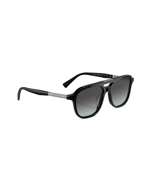 Brunello Cucinelli Black Sartorial Sunset Sunglasses for men