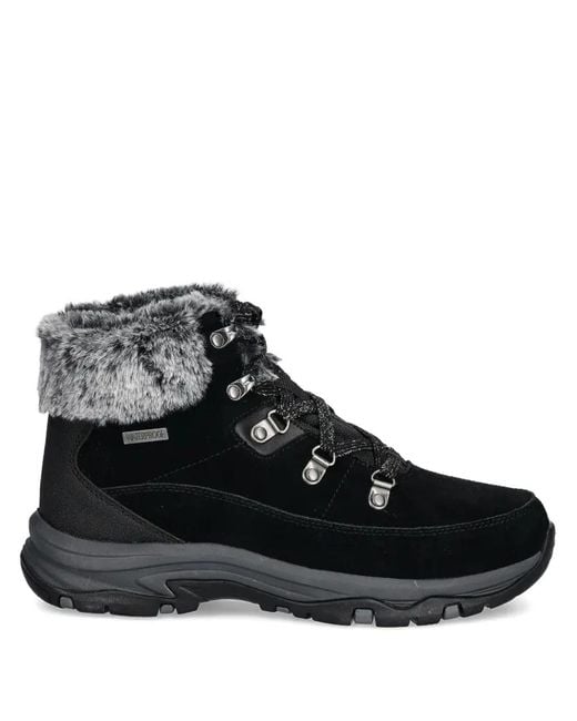 Skechers Black Snow Worries Stiefel