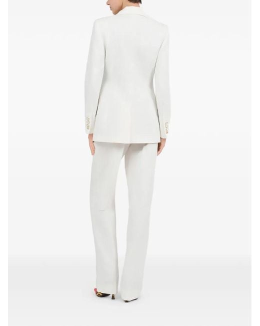 Blazer Con Botones Roberto Cavalli de color White