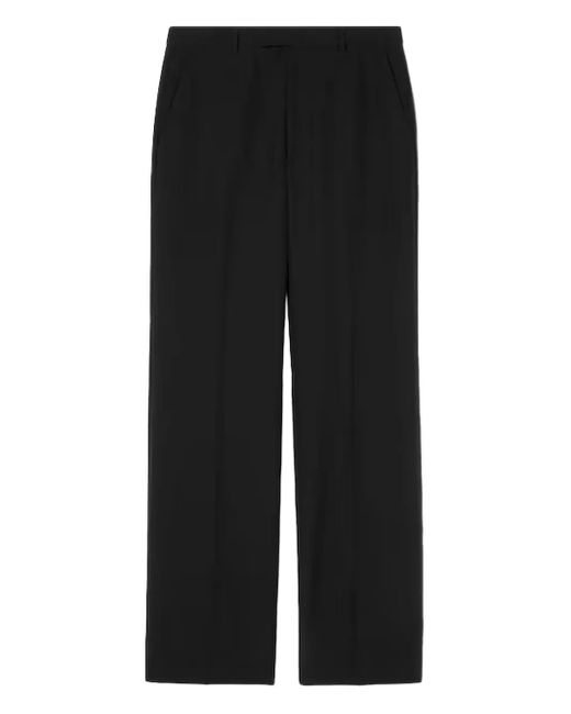 Gucci Black Straight Trousers for men