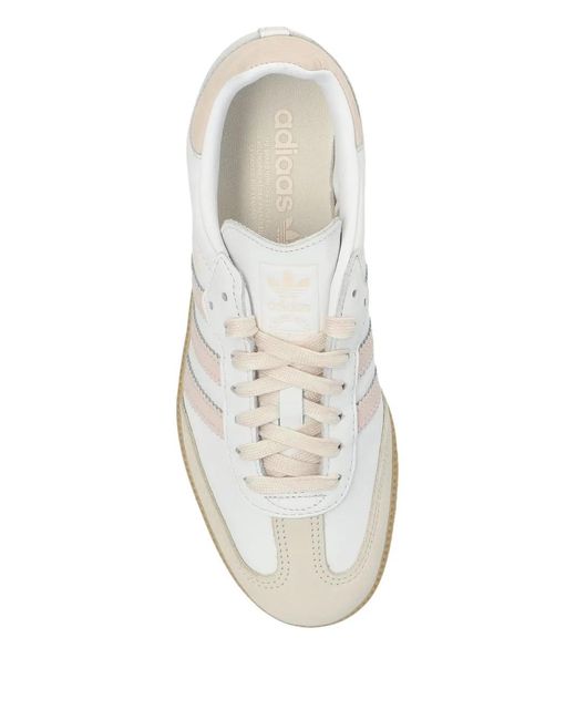 Adidas White Samba Og Leather Sneakers