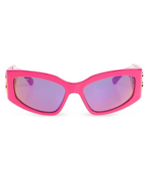 Balenciaga Pink Bossy Sunglasses