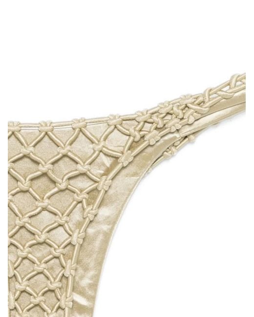 Isa Boulder Natural Corara Macrame Bikini Bottom