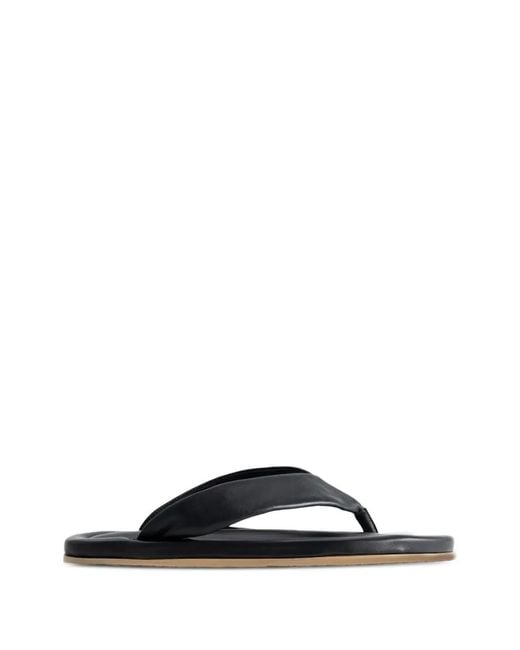 By Far Black Dasha 2.0 Leather Sandals