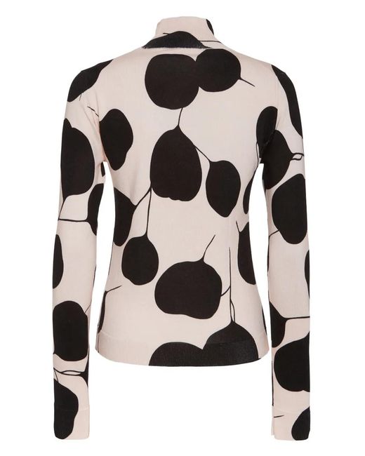 LaDoubleJ White Intarsia-Knit Jumper