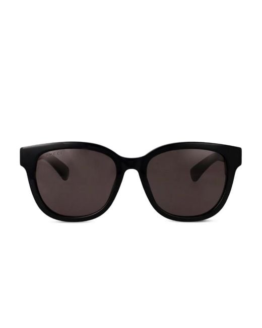 Gucci Black Round-Frame Sunglasses for men