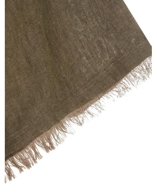 Antonelli Green Fringed T-Shirt