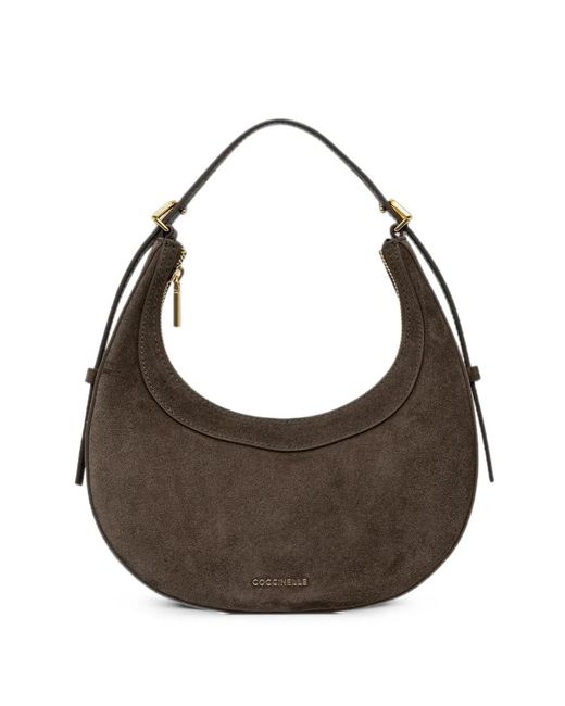 Coccinelle Brown Mini Whisper Shoulder Bag