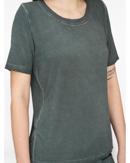 Uma Wang Blue Faded-Effect Crew-Neck T-Shirt