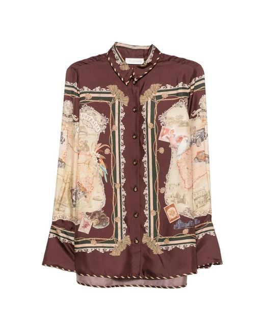 Camicia di Zimmermann in Brown