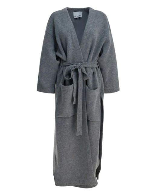 Sa Su Phi Gray Mantel mit Gürtel