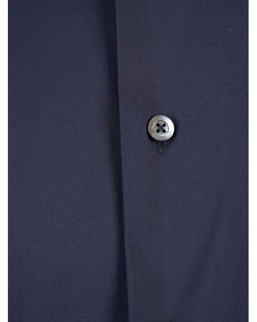 Dell'Oglio Blue Button-Fastening Shirt for men