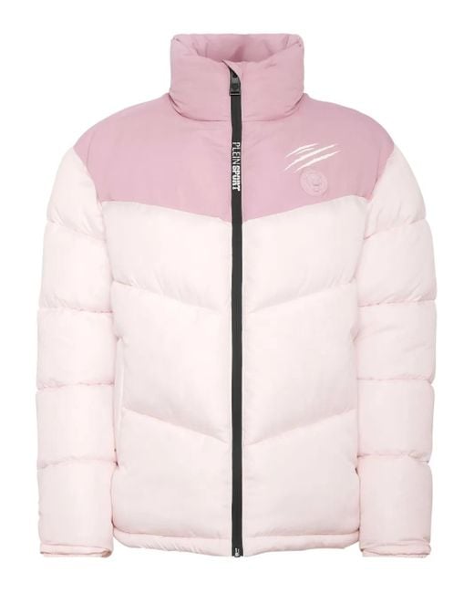 Philipp Plein Pink Puffer Jacket