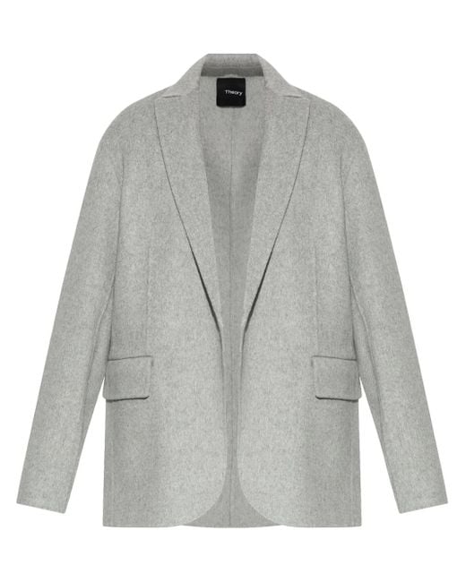 Theory Gray Relaxed Jkt Df.New D