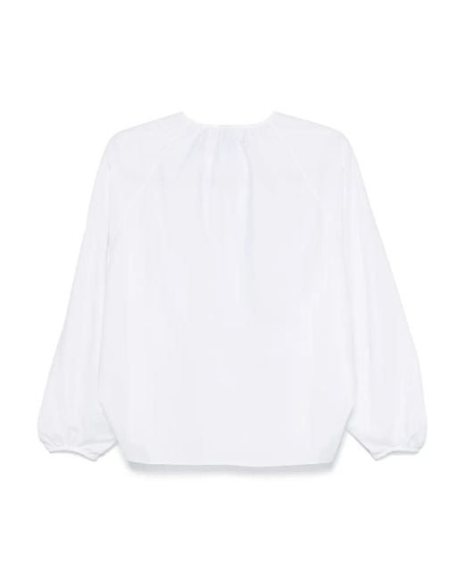 Aspesi White Poplin Blouse