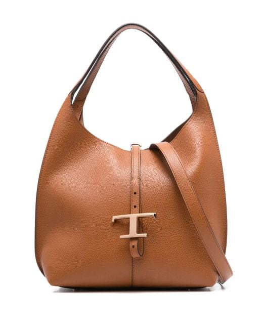 Tod's T タイムレス ハンドバッグ Brown