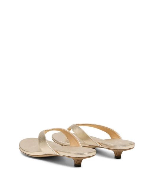 Marsèll White Orma Metallic Heeled Sandals