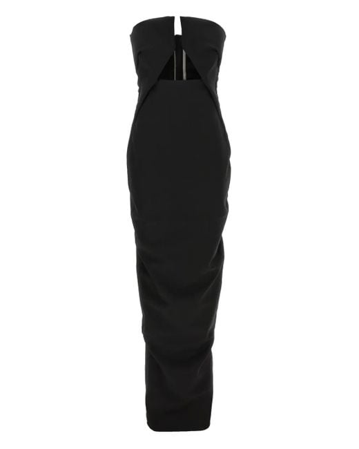 Rick Owens Black Kleid "Prong Gown"