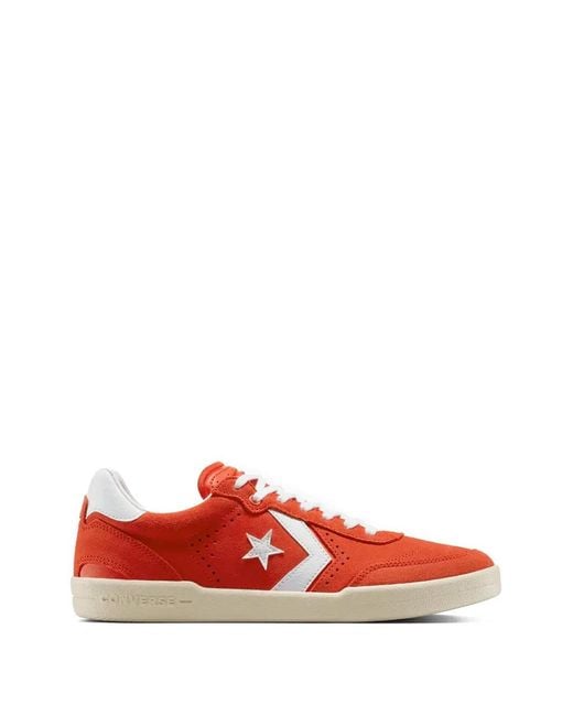 Converse Red Louie Lopez Pro 2 Star-Motif Sneakers