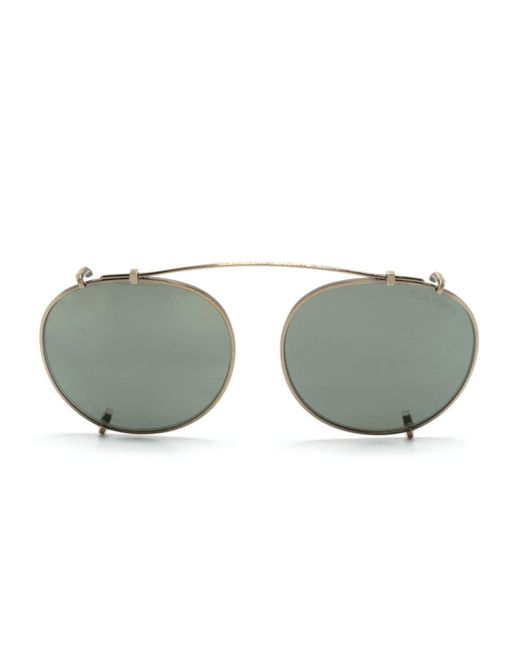 Gafas de sol clip-on estilo piloto Tom Ford de color Gray