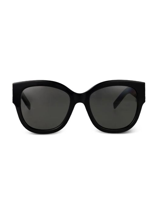 Saint Laurent Black Cat-Eye Frame Sunglasses