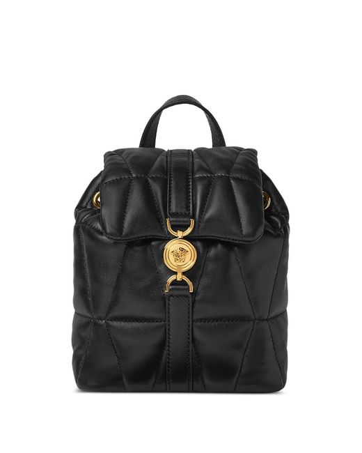 Versace Black Kleo Leather Backpack