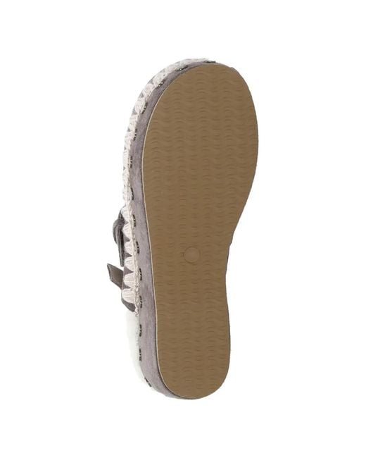 Mou Gray Suede Clogs Back Strap