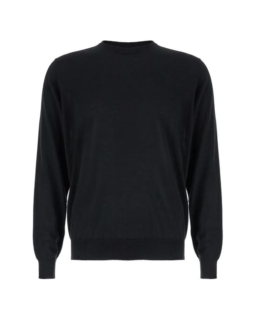 FILIPPO DE LAURENTIIS Blue Crew-Neck Sweater for men
